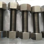 nikkellegering 400 en2.4360 helt gjengestang med mutterfeste