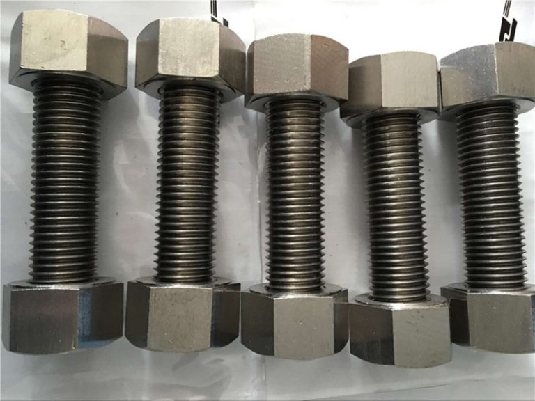 nikkellegering 400 en2.4360 helt gjengestang med mutterfeste