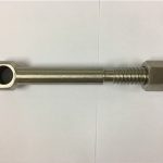 øyeskrue bolt med mutter rustfritt stål