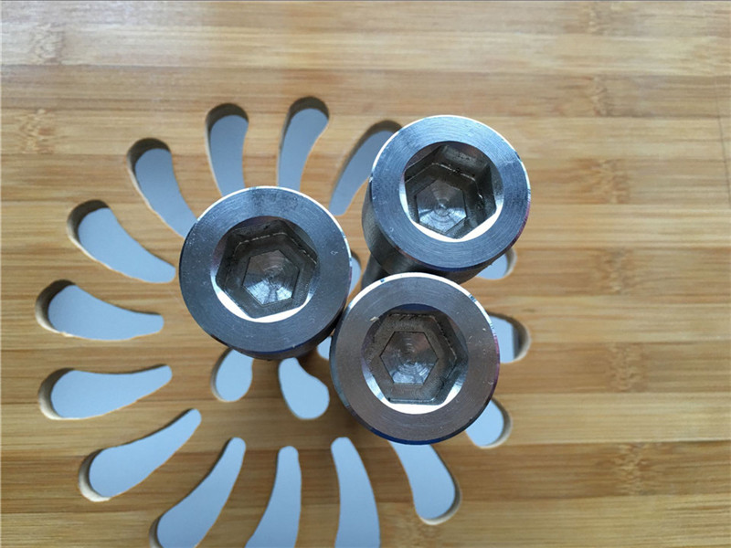 høykvalitets ASEM hex socket titanium gr2 skrue / bolt / mutter / skive /